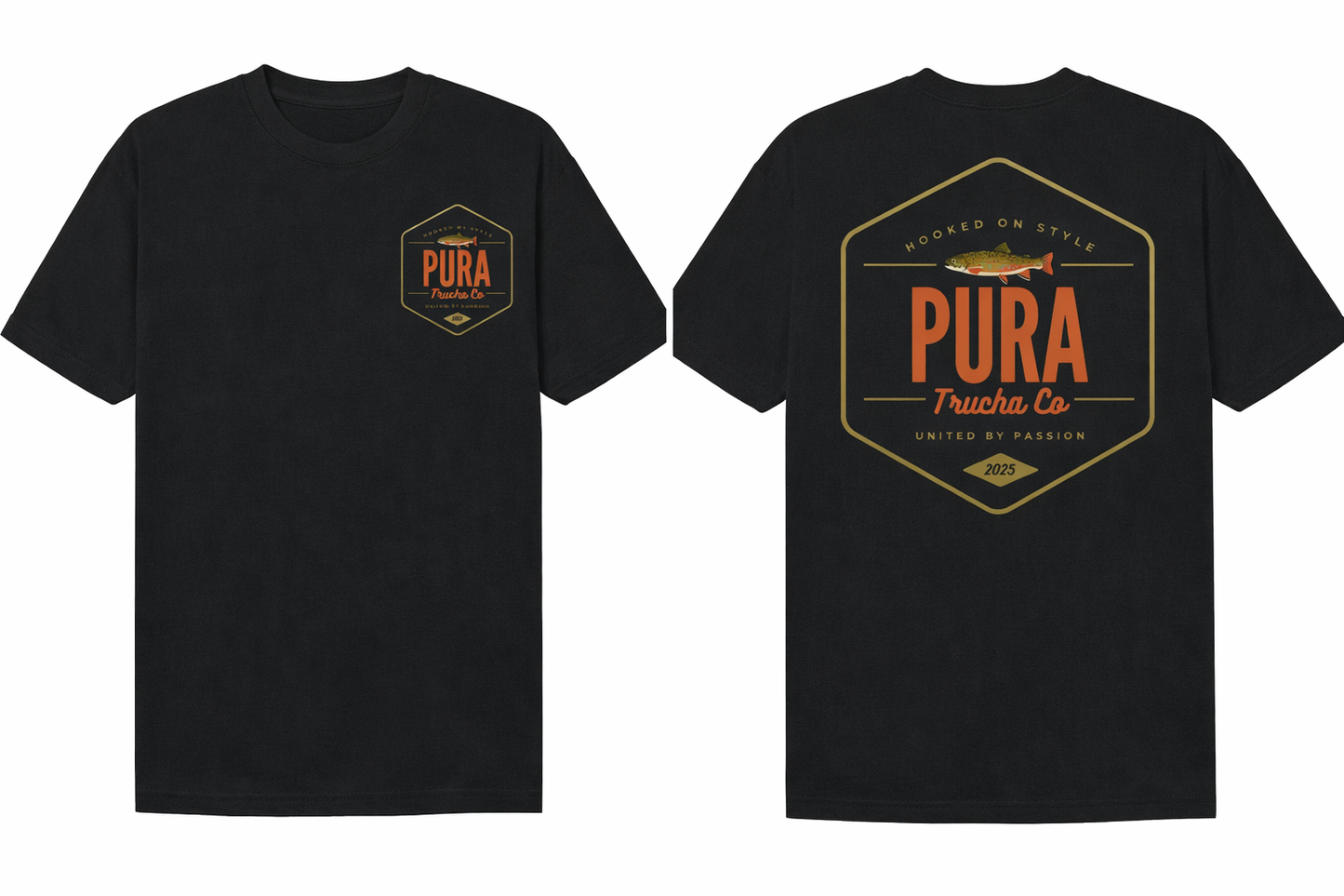 Pura Trucha Co. Signature Badge Tee