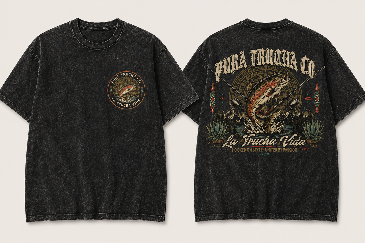 La Trucha Vida Vintage Mineral Wash Tee