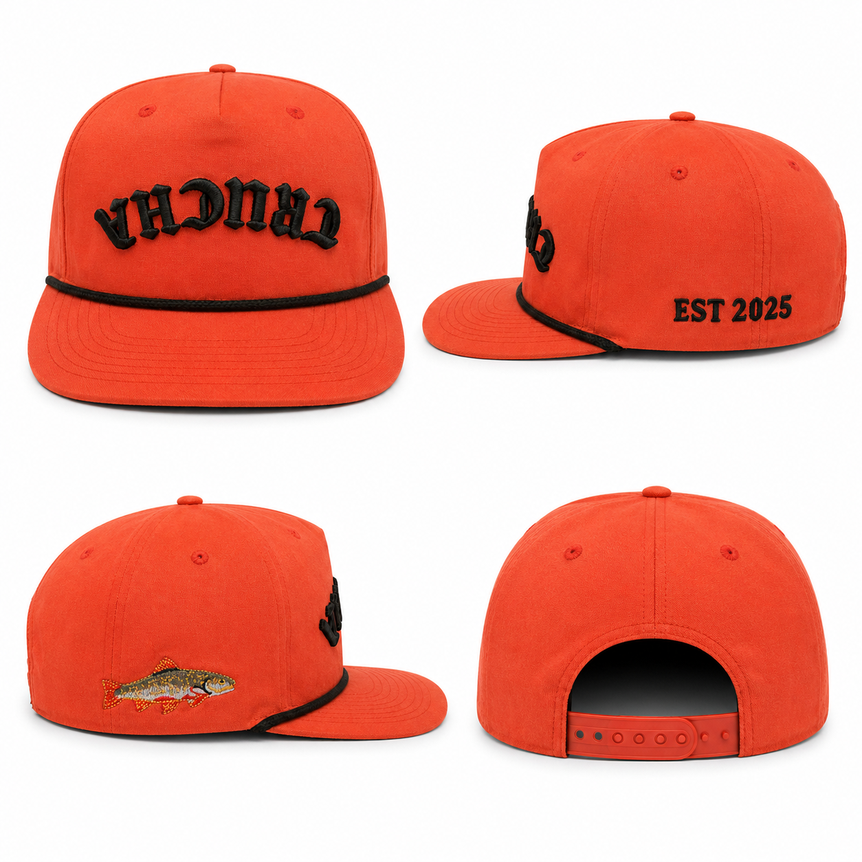 Pura Trucha Co Rope Snapback Hat