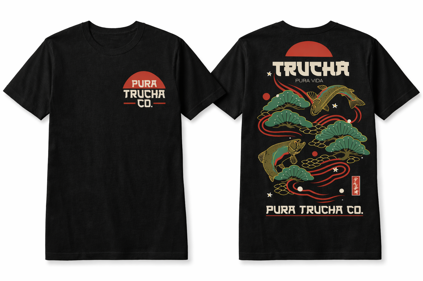 Japan Style Trucha Tee (Black)