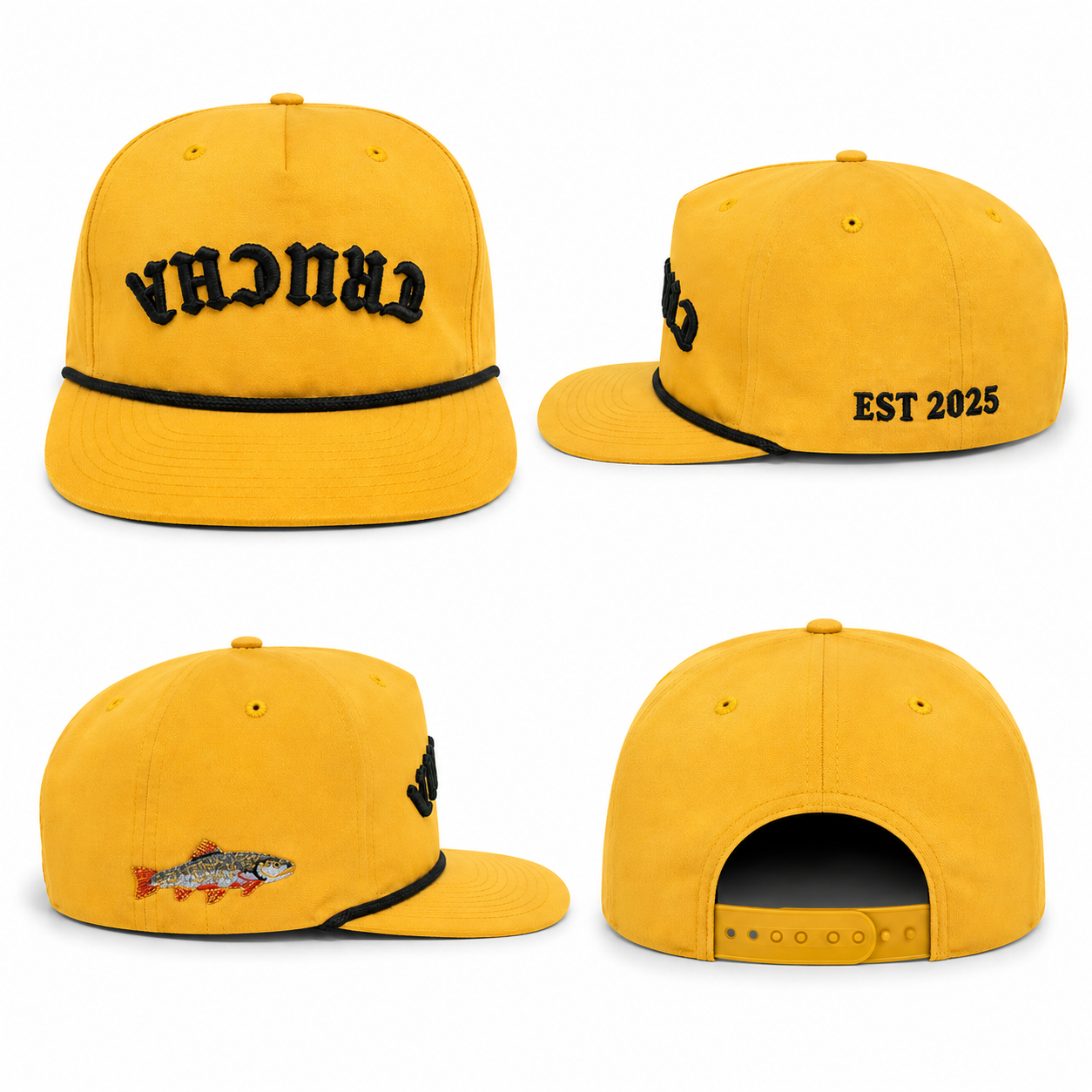 Pura Trucha Co Rope Snapback Hat
