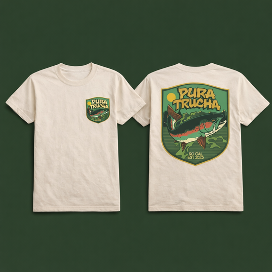 Pura Trucha Co – Bone Classic Tee