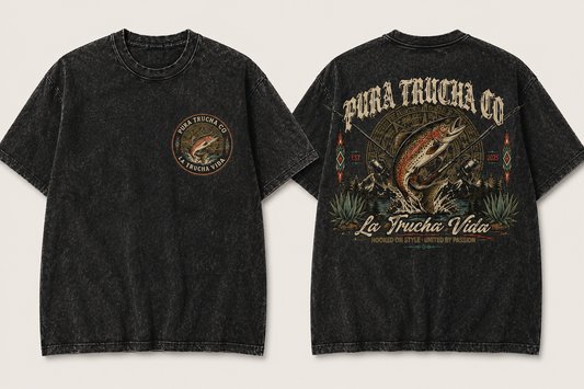 La Trucha Vida Vintage Mineral Wash Tee